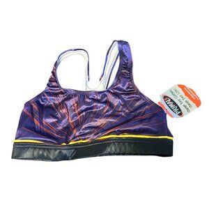 vintage Primal Winona Sport Top LG Purple Womens Athletic Wear